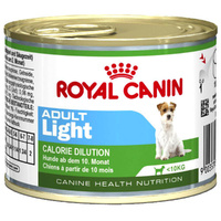 Корм для взрослых собак Royal Canin Light Adult Корм консервированный , предрасположенных к полноте, 195г